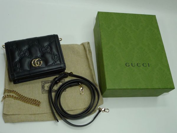 2000087257800486 9 Gucci Quilted Leather 2WAY Mini Shoulder Bag Black