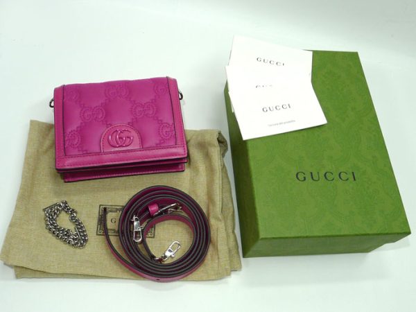 2000087257800487 8 Gucci Nylon Quilted Leather 2WAY Mini Shoulder Bag Pink