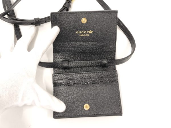 oppo 256 GUCCI x ADIDAS Shoulder Bag Leather Black