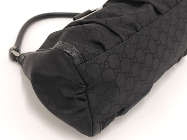 oppo 256 Gucci Abby Shoulder Bag Nylon Black