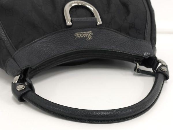 oppo 256 Gucci Abby Shoulder Bag Nylon Black