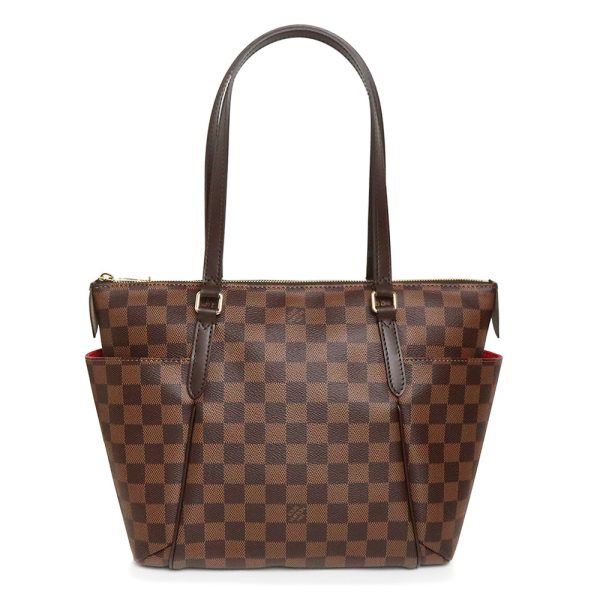 200012272019 Louis Vuitton BM Damier Tote Bag Brown Gold