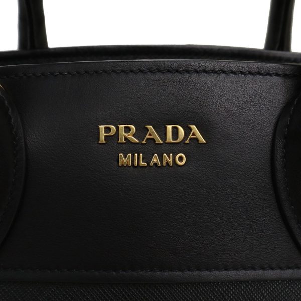 200013320019 10 Prada Saffiano Leather Shoulder Bag NERO Black