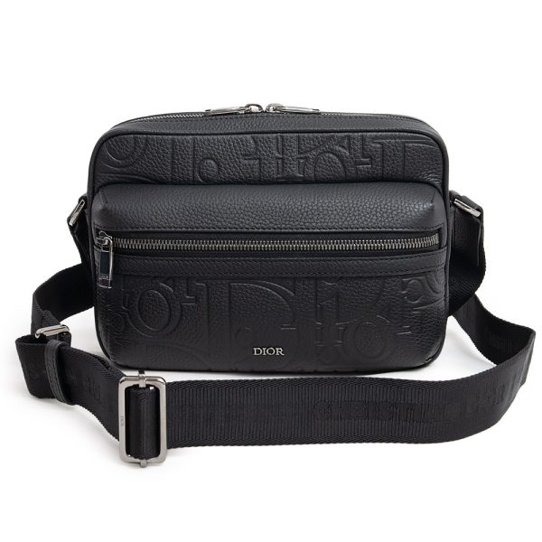 200013897019 Dior Dior Rider Zip Messenger Bag Black