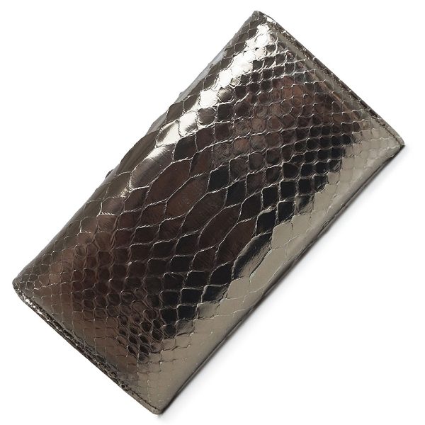 200013953019 7 Christian Dior Chain Wallet Python Metallic Silver