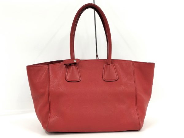 2000231258500088 2 PRADA Vitello Phenix Handbag Leather Red