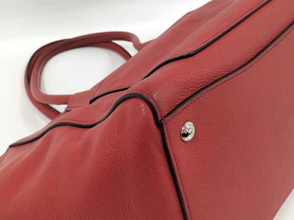 2000231258500088 4 PRADA Vitello Phenix Handbag Leather Red