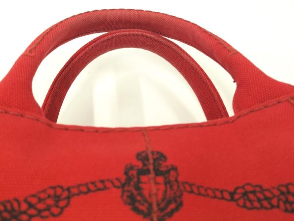 oppo 256 PRADA Canapa 2WAY Tote Bag Canvas Red