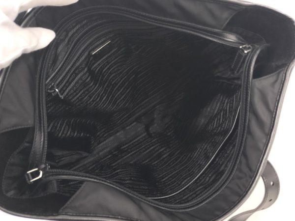 oppo 256 Prada Tote Bag Logo Nylon Black