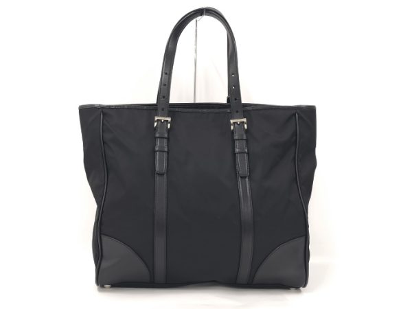 oppo 256 Prada Tote Bag Logo Nylon Black