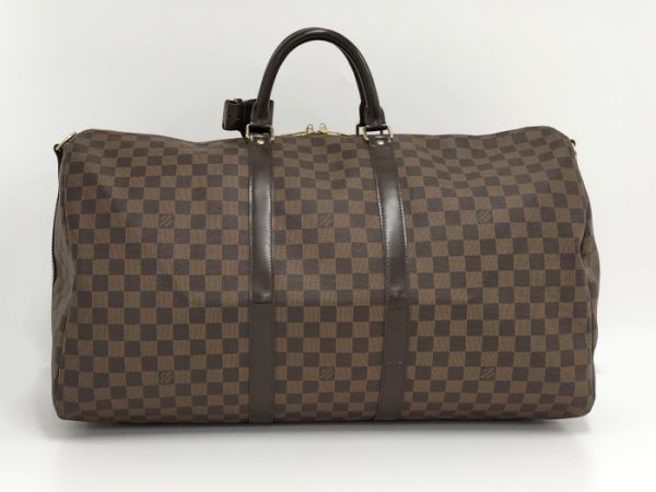 2000345257600240 2 Louis Vuitton Keepall Bandouliere 55 Boston Bag Damier Ebene