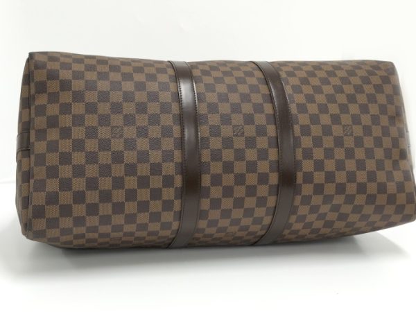 2000345257600240 7 Louis Vuitton Keepall Bandouliere 55 Boston Bag Damier Ebene