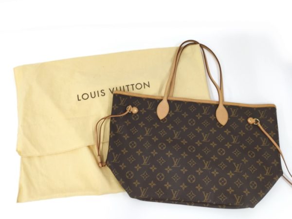 oplus 288 Louis Vuitton Neverfull MM Tote Bag Monogram Black