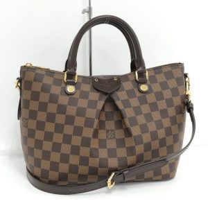 oplus 256 Louis Vuitton Saleya Damier Handbag Ebene Brown