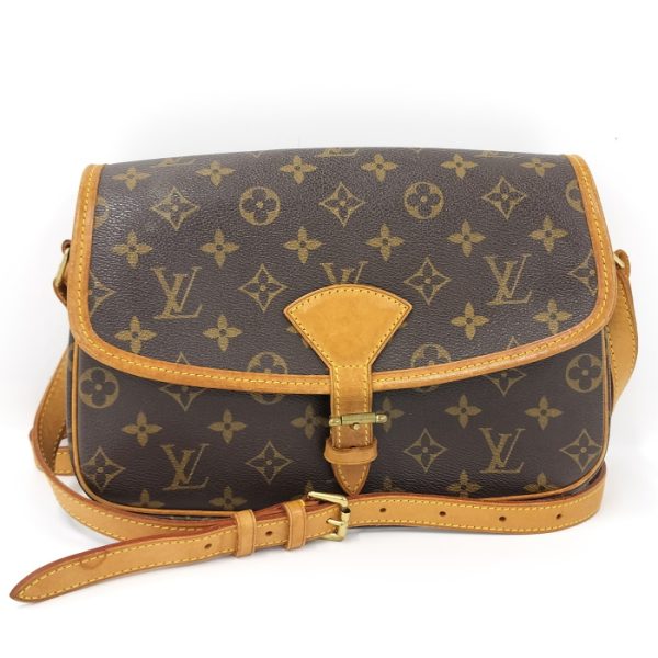 oppo 256 Louis Vuitton Sologne Shoulder Bag Monogram Black