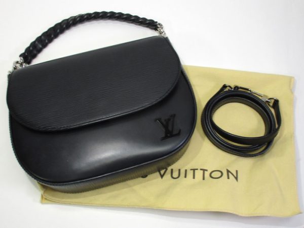 2000773259300473 10 Louis Vuitton Luna 2WAY Shoulder Bag Epi Leather Noir Black