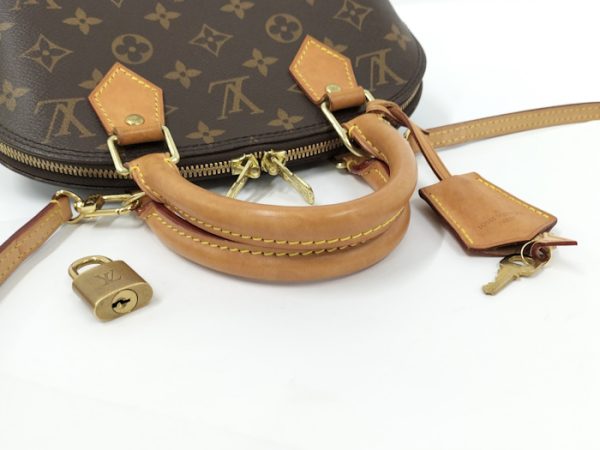 oppo 256 Louis Vuitton Alma BB 2WAY Shoulder Bag Monogram Black