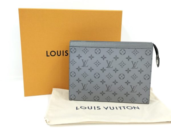 2000803251700264 9 Louis Vuitton Pochette Voyage Clutch Bag Taigarama Grey