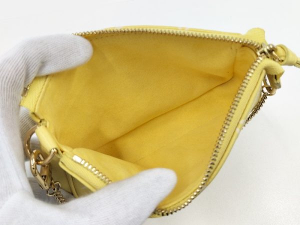 2000803252000694 8 Louis Vuitton Pochette Accessoires Mini Accessory Pouch Leather Monogram Empreinte Yellow