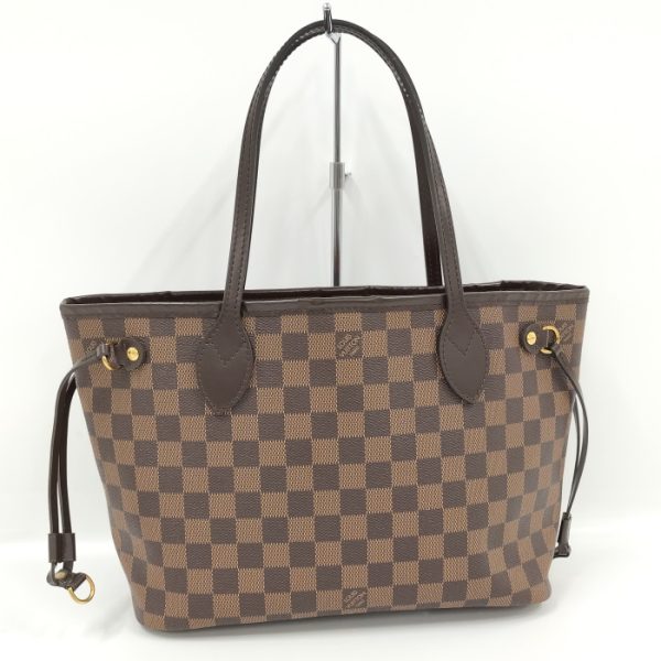 2000803257900438 1 Louis Vuitton Neverfull PM Tote Bag Damier Ebene Brown