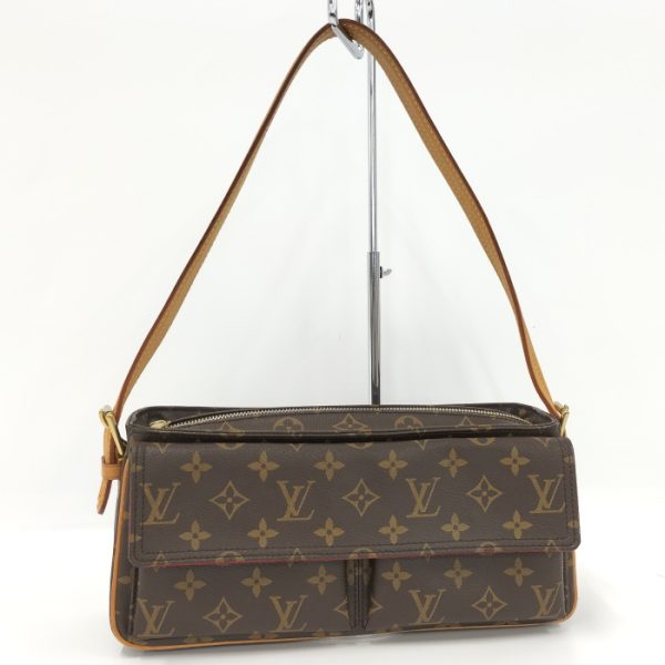 oplus 256 Louis Vuitton Vivacite MM One Shoulder Bag Monogram Black