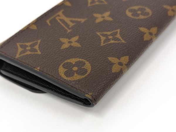 oppo 256 LOUIS VUITTON Portefeuille Emily Bi Fold Long Wallet Monogram Reverse Brown