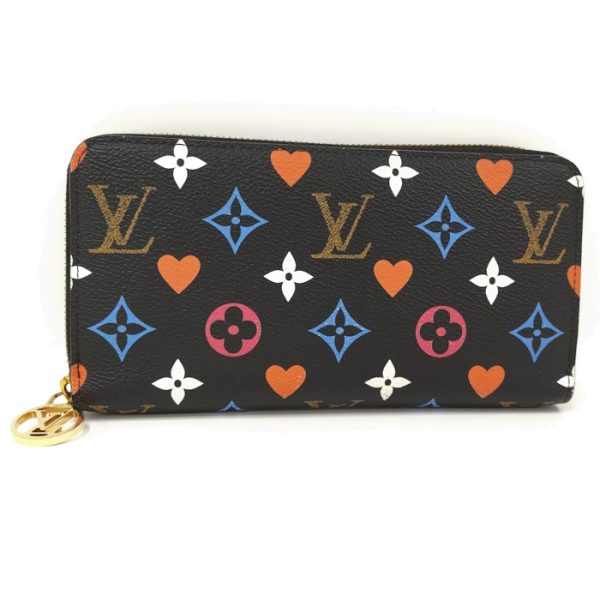 oppo 256 Louis Vuitton Zippy Game On Large Monogram Canvas Wallet Multicolor