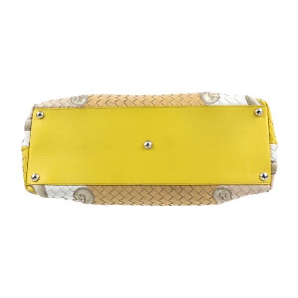 2001043007081 4 Bottega Veneta Intrecciato Handbag Leather Yellow