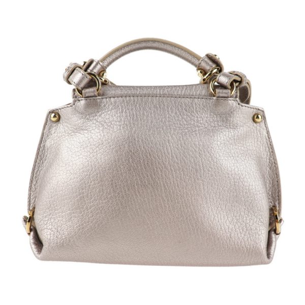 2001073007038 3 Salvatore Ferragamo Gancini Leather Micro Bag Metallic Pink