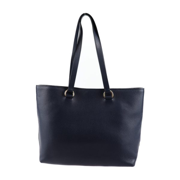 2001073007043 3 Prada Leather Tote Bag Navy