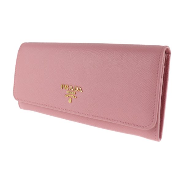 2001093002010 2 Prada Saffiano Leather Long Wallet Petalo