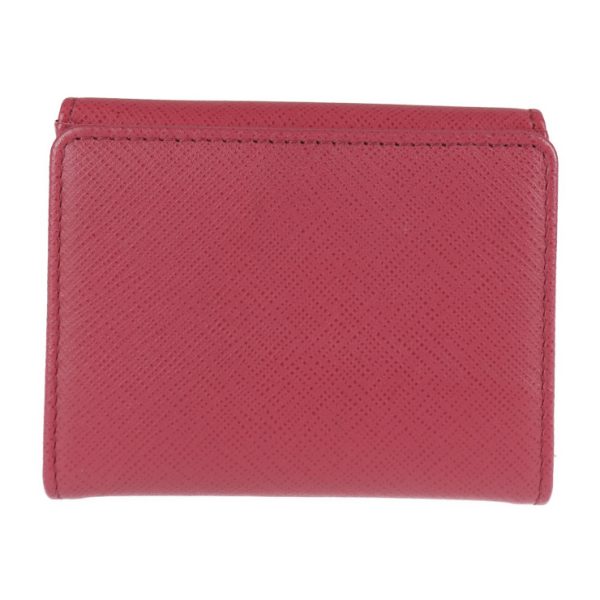 2001093002021 3 Prada Saffiano Leather Bifold Wallet Peonia