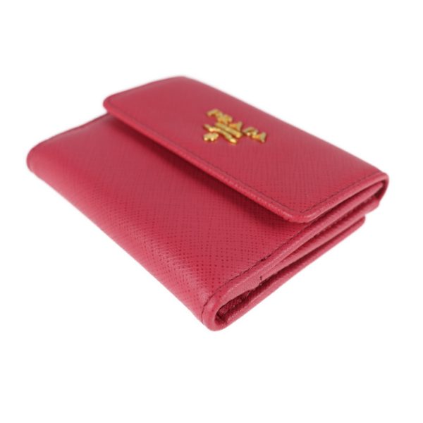 2001093002021 6 Prada Saffiano Leather Bifold Wallet Peonia