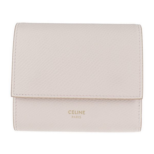 2001093002036 1 Celine Small Trifold Calfskin Wallet Pink