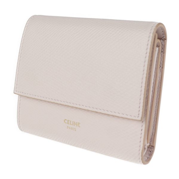 2001093002036 2 Celine Small Trifold Calfskin Wallet Pink