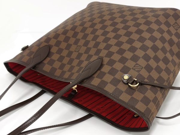 oppo 256 Louis Vuitton Neverfull MM Tote Damier Ebene Brown