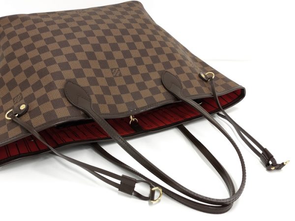 oppo 256 Louis Vuitton Neverfull MM Tote Damier Ebene Brown