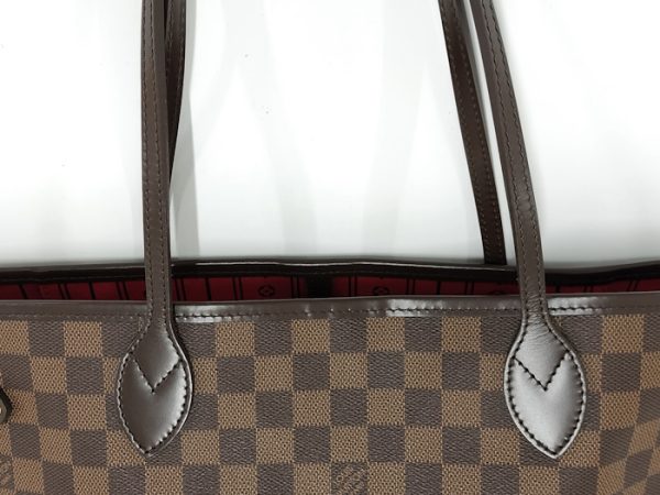 oppo 256 Louis Vuitton Neverfull MM Tote Damier Ebene Brown