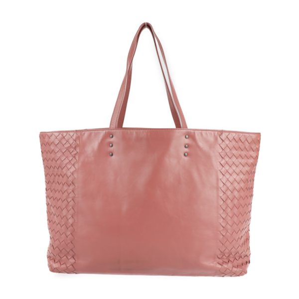 2002063002011 3 Bottega Veneta Intrecciato Leather Tote Bag Pink