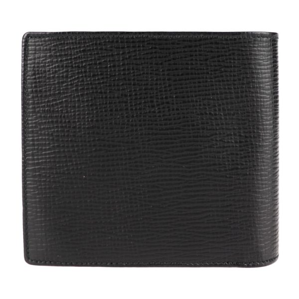 2002093007110 3 Loewe Leather Bifold Wallet Black