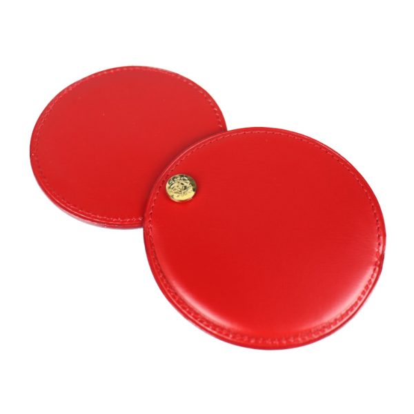 2002093007111 4 Loewe Leather Hand Mirror Red