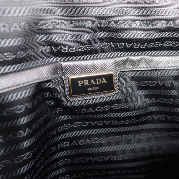 2002123002012 9 Prada Saffiano Leather Business Bag Black