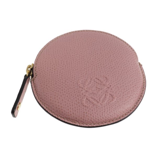 2004083002057 3 Loewe Leather Coin Purse Pink