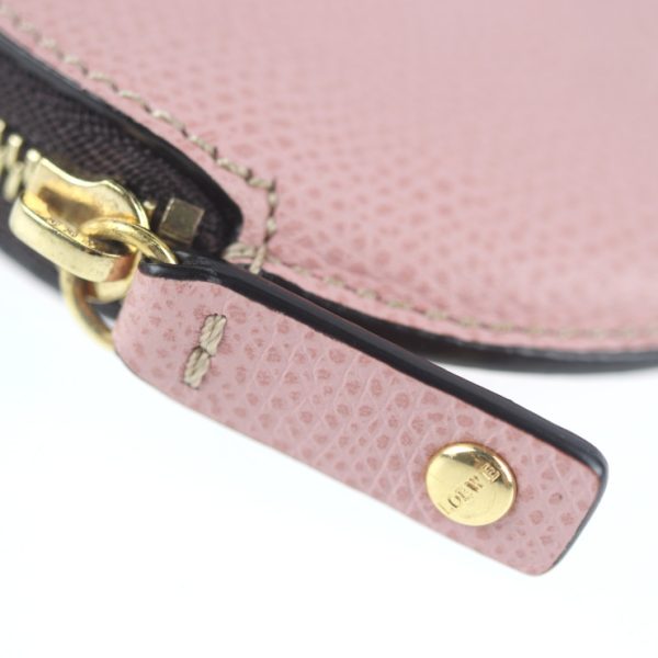 2004083002057 4 Loewe Leather Coin Purse Pink