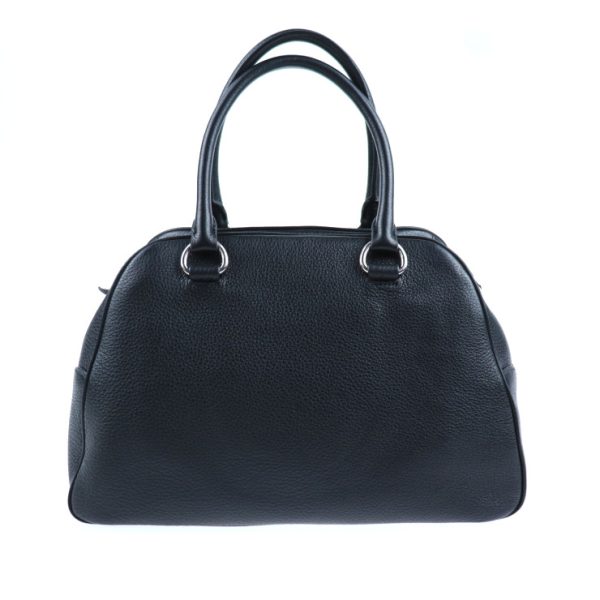 2005023007058 3 Prada Leather Handbag Black