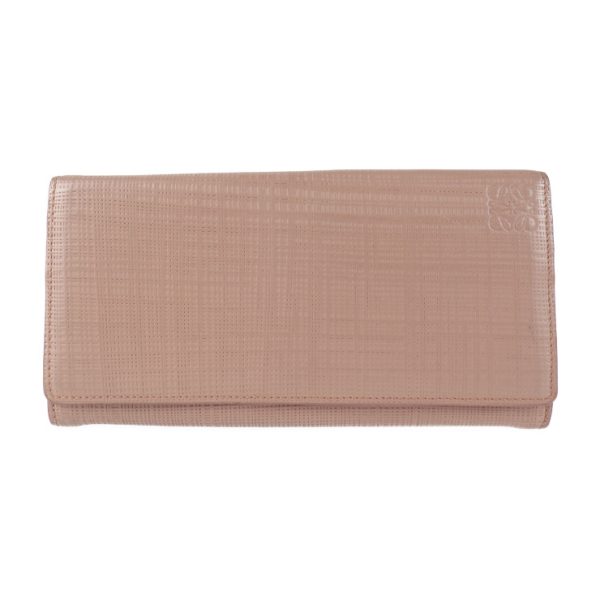 2008093002152 1 Loewe Leather Long Wallet Pink