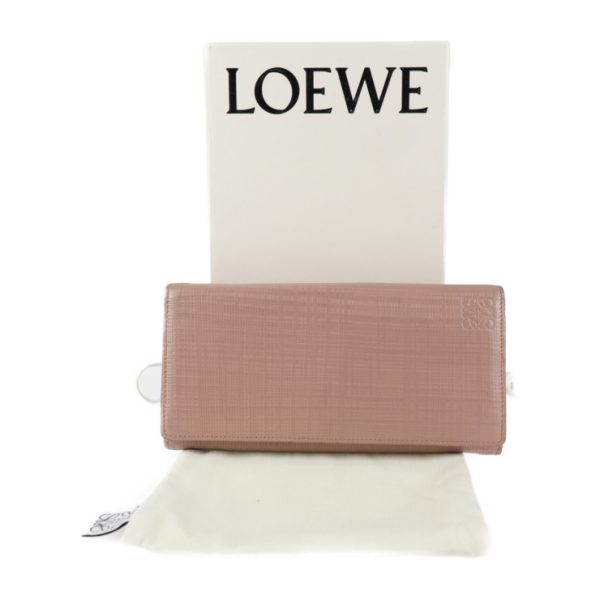 2008093002152 9 Loewe Leather Long Wallet Pink