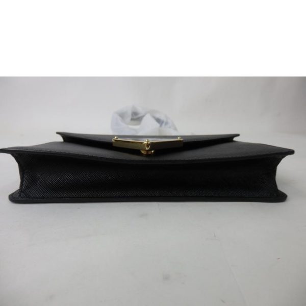 20083 4 Prada Saffiano Leather Shoulder Bag Triangle Logo