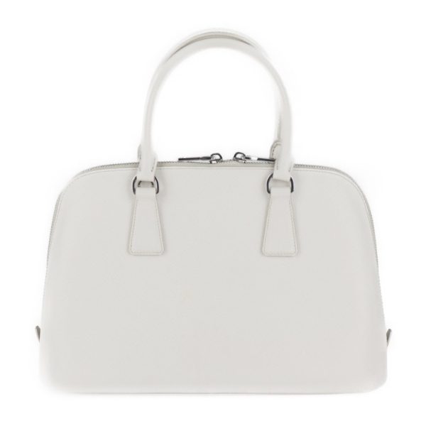 2009093007193 3 Prada Saffiano Leather Handbag White