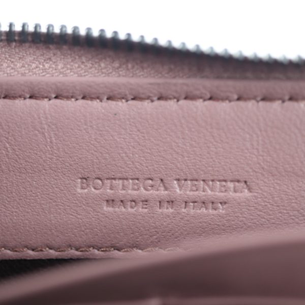 2009093007231 7 Bottega Veneta Intrecciato Long Wallet Leather Rose Quartz